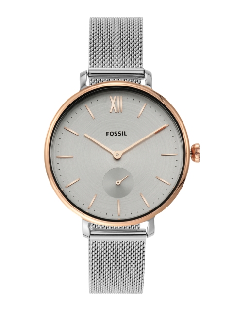 

Fossil Women Silver-Toned Analogue Watch