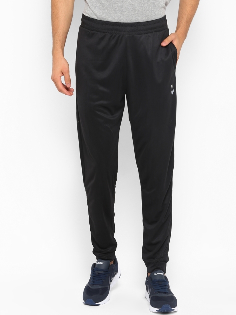 

Hummel Men Black Solid Pure Polyester Waur Track Pants