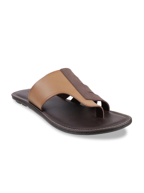 

Mochi Men Beige Leather Comfort Sandals