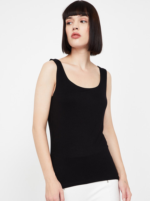 

CODE by Lifestyle Women Black Solid Top