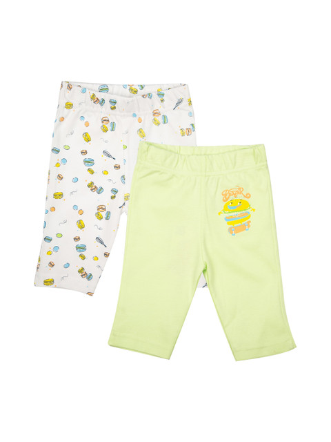 

MeeMee Kids Pack of 2 Printed Lounge Pants, Sea green