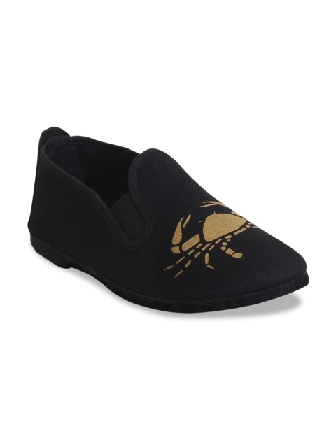 

SCENTRA Unisex Black Slip-On Sneakers