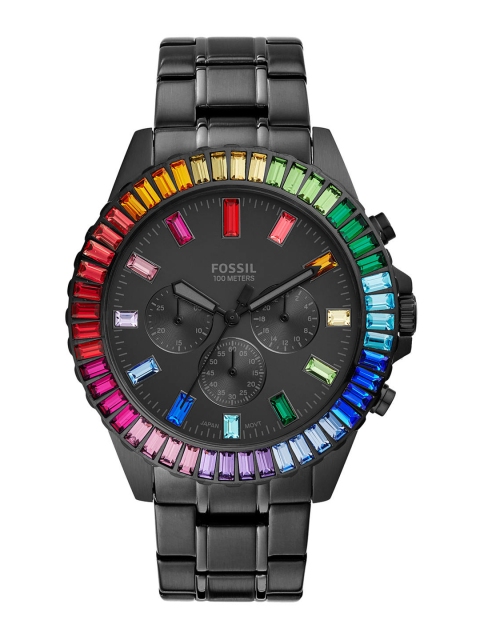 

Fossil Men Black Chronograph Watch LE1085