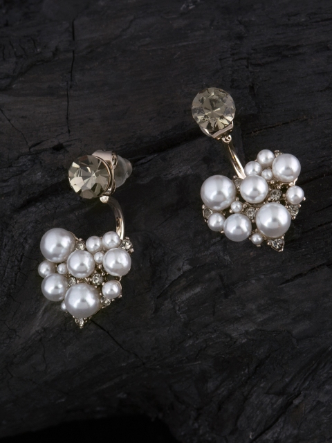 

E2O Gold-Plated & Grey Contemporary Studs