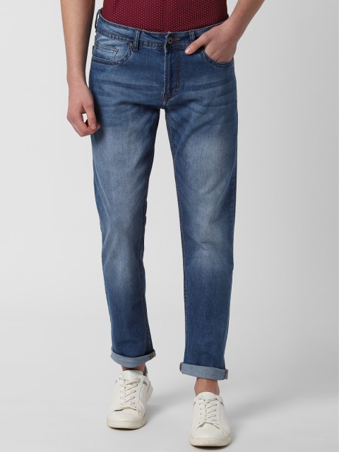 

Peter England Casuals Men Blue Slim Fit Mid-Rise Clean Look Stretchable Jeans
