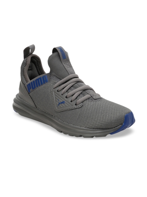 

Puma Kids Grey Textile Enzo Beta AC PS Sneakers