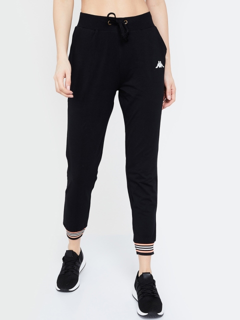 

Kappa Women Black Solid Joggers