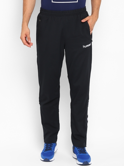

Hummel Men Black Solid Auth. Charge Micro Track Pants