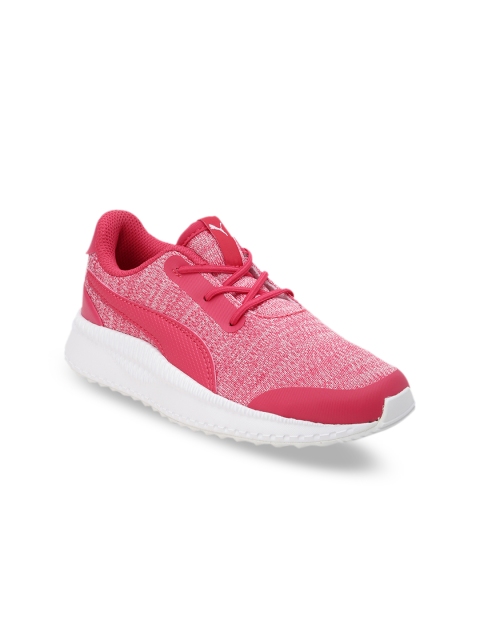 

Puma Unisex Pink Pacer Next FS Knit AC PS Sneakers