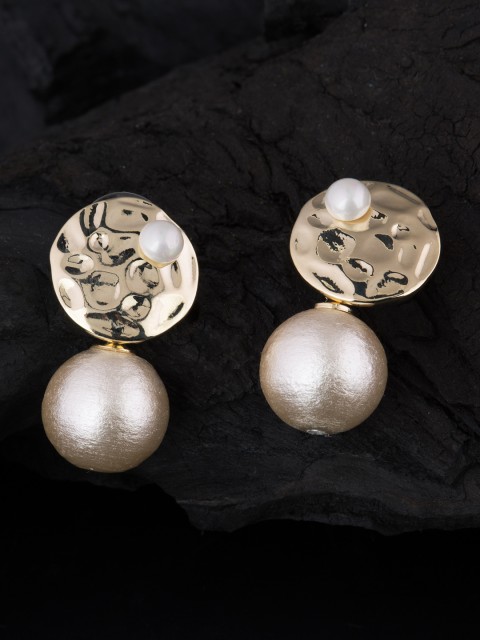 

E2O Rose Gold-Plated Spherical Drop Earrings