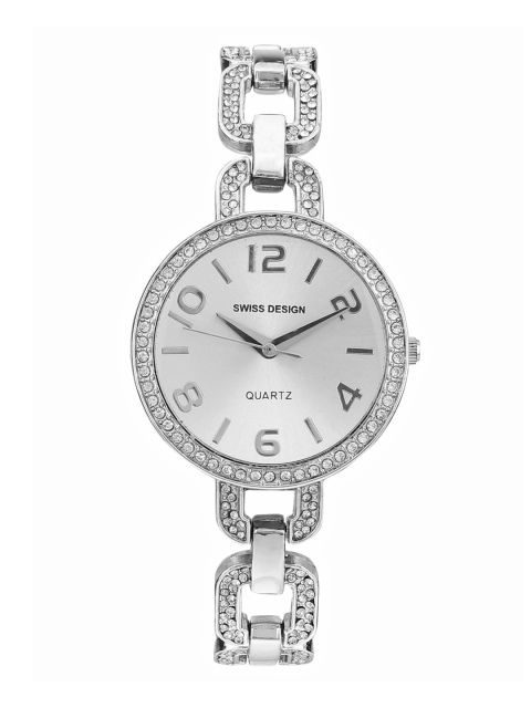 

Swiss Design Women Silver-Toned Analogue Watch SDWatch-901-IPS