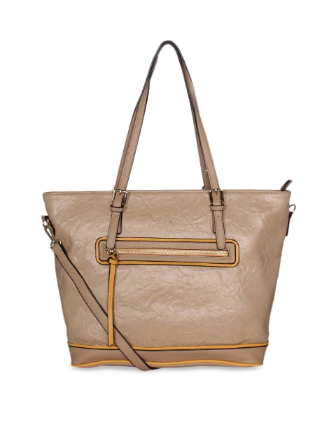 

ESBEDA Women Beige Solid Shoulder Bag