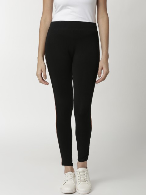 

De Moza Women Black Solid Ankle-Length Skinny-Fit Leggings