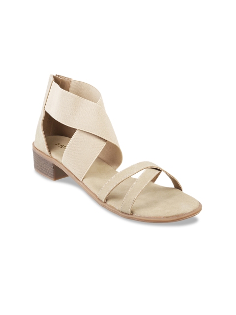 

Metro Women Beige Solid Mid-Top Heels