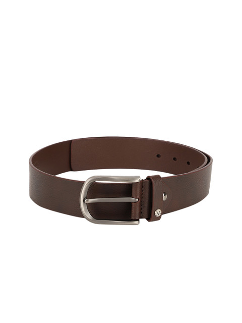 

Allen Solly Men Brown Textured Leather Belt