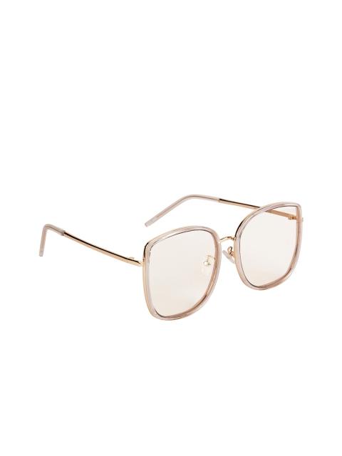 

Voyage Unisex UV Protected Lens Square Sunglasses 1995MG3057, Transparent