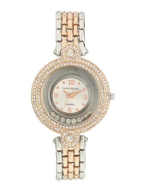 

Swiss Design Women Silver-Toned Analogue Watch SDWatch-915-IPSR