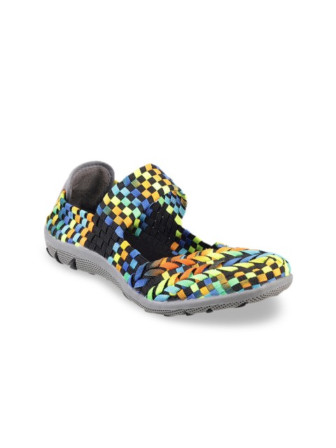 

Metro Women Multicoloured Textured Ballerinas, Multi