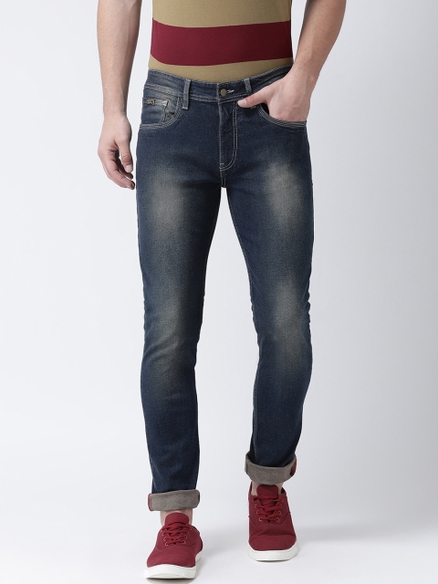 

Club York Men Blue Slim Fit Mid-Rise Clean Look Stretchable Jeans