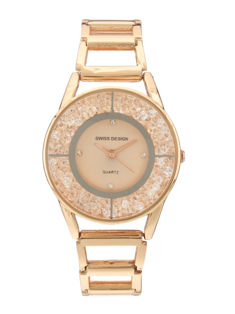 

Swiss Design Women Rose Gold-Toned Analogue Watch SDWatch-913-IPR