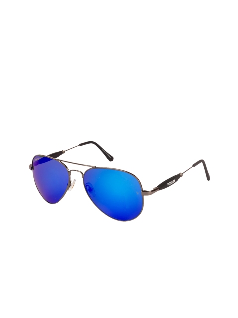 

Voyage Unisex UV Protected Lens Aviator Sunglasses 3517MG3131, Blue