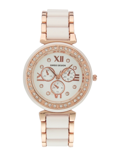 

Swiss Design Women White Analogue Watch SDWatch-910-WH