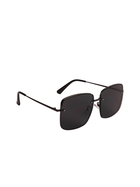 

Voyage Unisex Square UV Protected Lens Sunglasses B80233MG3079, Black
