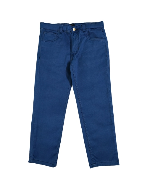 

KiddoPanti Boys Blue Mid-Rise Clean Look Regular Fit Jeans