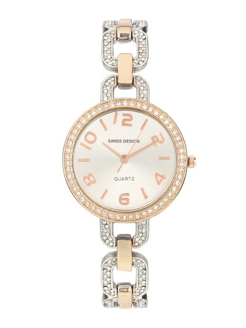 

Swiss Design Women Silver-Toned Analogue Watch SDWatch-901-IPSR
