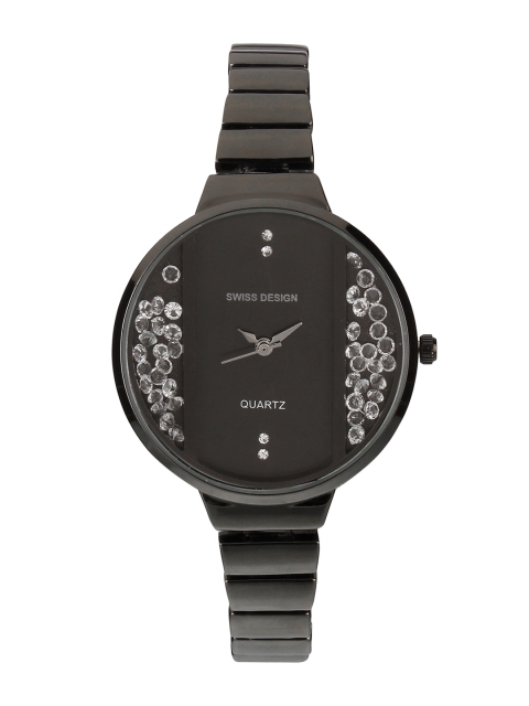

Swiss Design Women Black Analogue Watch SDWatch-903-IPB