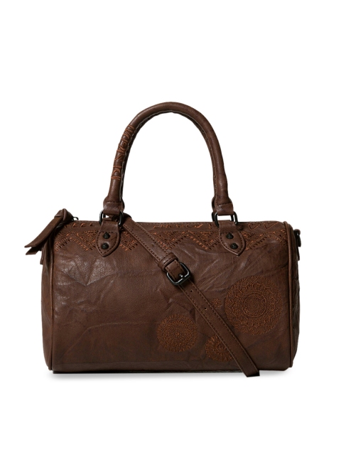 

Desigual Women Brown Solid Handheld Bag