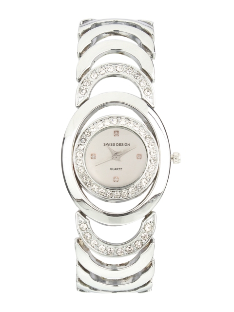 

Swiss Design Women Silver-Toned Analogue Watch SDWatch-905-IPS