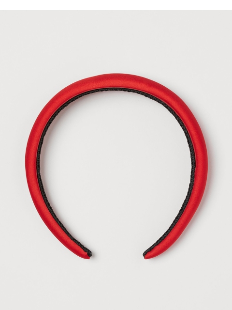 H&M Women Red Solid Padded Alice Band