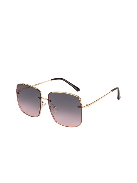 

Voyage Unisex Square Sunglasses B80233MG3078, Black