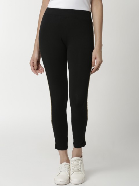 

De Moza Women Black Solid Ankle-Length Skinny-Fit Leggings