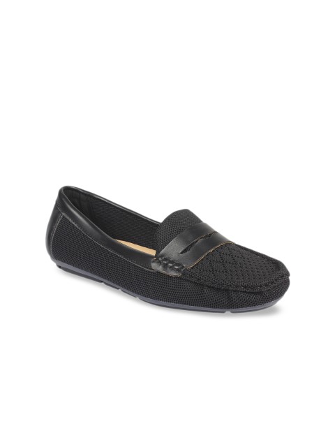 

Flat n Heels Women Black Loafers