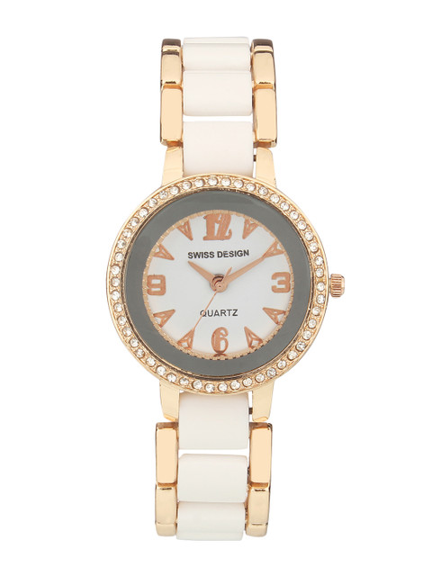 

Swiss Design Women White Analogue Watch SDWatch-914-WH