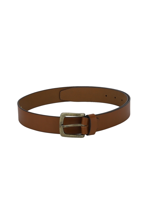 

Red Tape Men Brown Textured Leather Belt