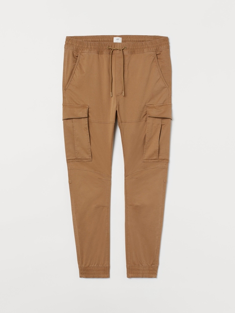 

H&M Men Beige Cargo Joggers