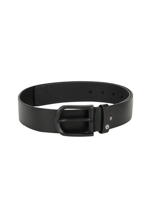 

Allen Solly Men Black Textured Leather Belt