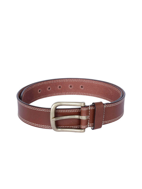 

Kara Men Brown Solid Leather Belt