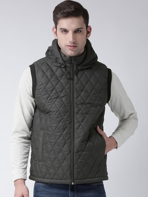 

Club York Men Grey Solid Lightweight Padded Jacket