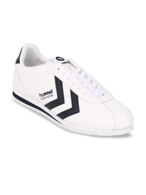 

hummel Unisex White Sneakers