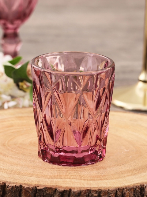 

Pure Home and Living Set of 6 Purple Textured Tumblers