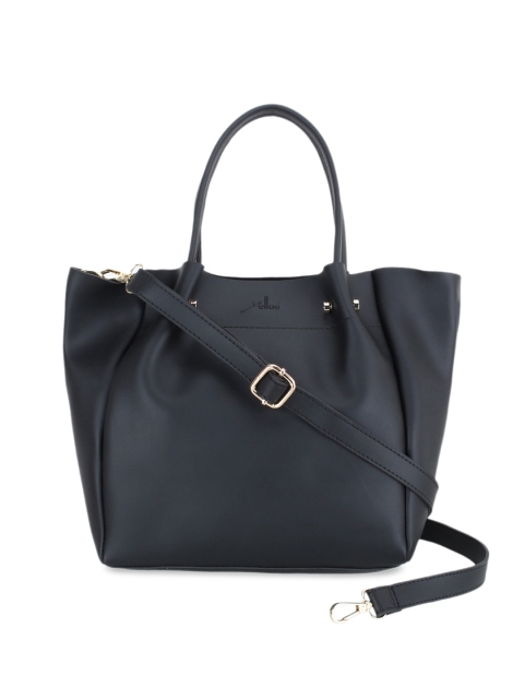 

yelloe Black Solid Handheld Bag