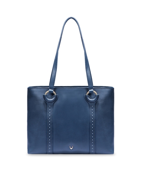 

Hidesign Blue Solid Shoulder Leather Bag