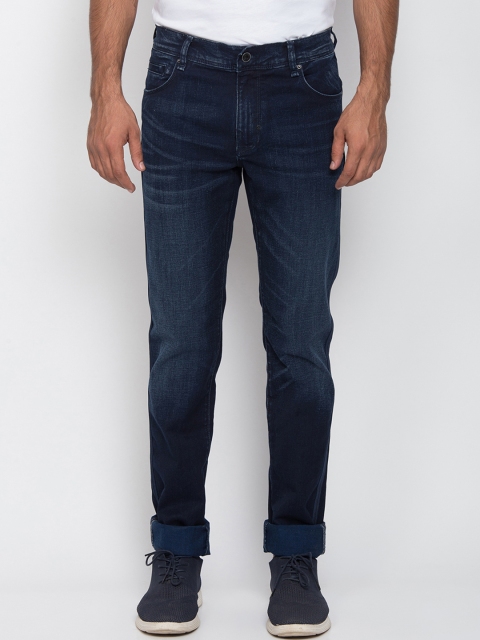 

Antony Morato Men Navy Blue Mid-Rise Clean Look Slim Fit Jeans