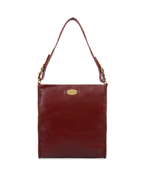 

Hidesign Red Solid Leather Shoulder Bag, Maroon