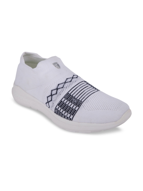 

Duke Men White & Navy Blue Textile Training or Gym Shoes