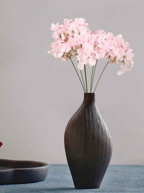 

TIED RIBBONS Pink French Hydrangea Artificial Flower Stick
